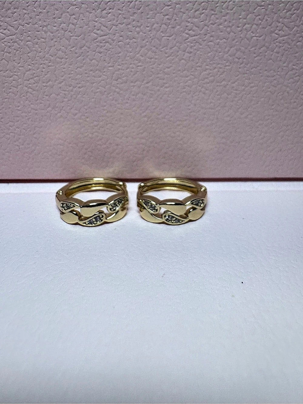 18k plated earrings